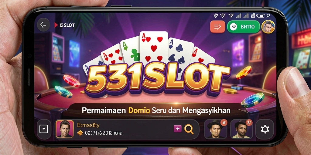 Screenshot permainan 531SLOT menampilkan momen seru saat bermain Domino.