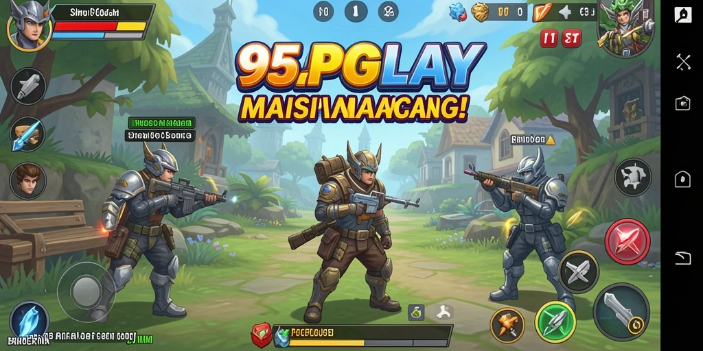 Tangkapan layar gameplay yang menunjukkan interaksi dalam 95PGPLAY.