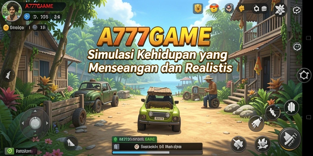 Tampilan menarik dari gameplay A777GAME yang penuh warna dan interaktif.