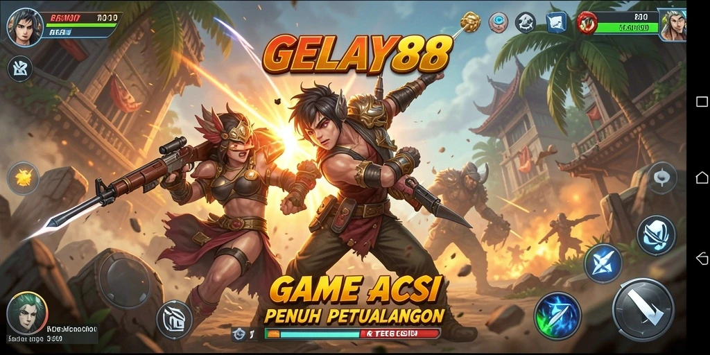 Tampilan gameplay seru dari GELAY88 yang penuh aksi.