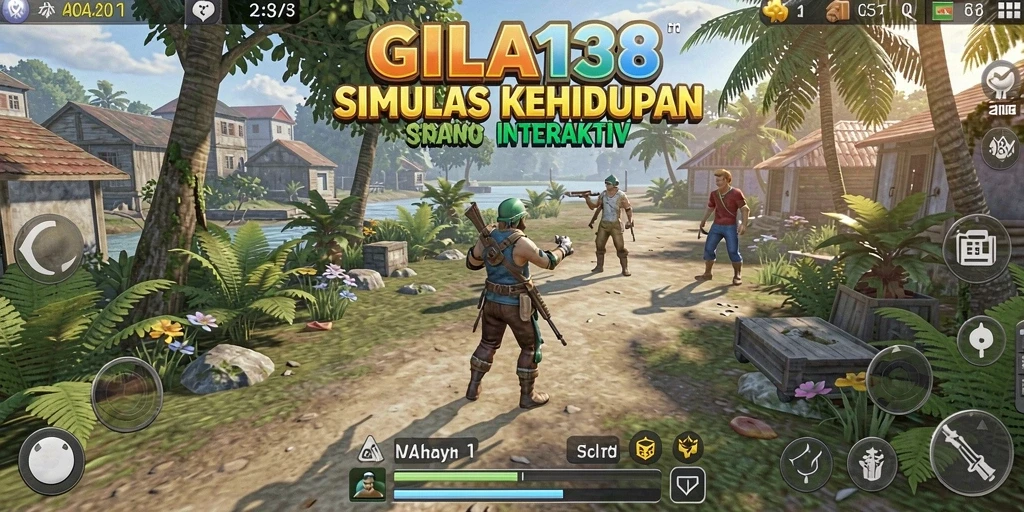 Tampilan gameplay seru dan interaktif dari GILA138 dalam dunia simulasi.