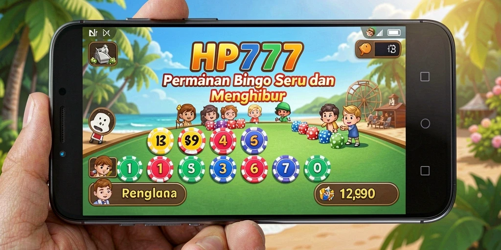 Screenshot gameplay HP777 menampilkan suasana seru permainan Bingo.