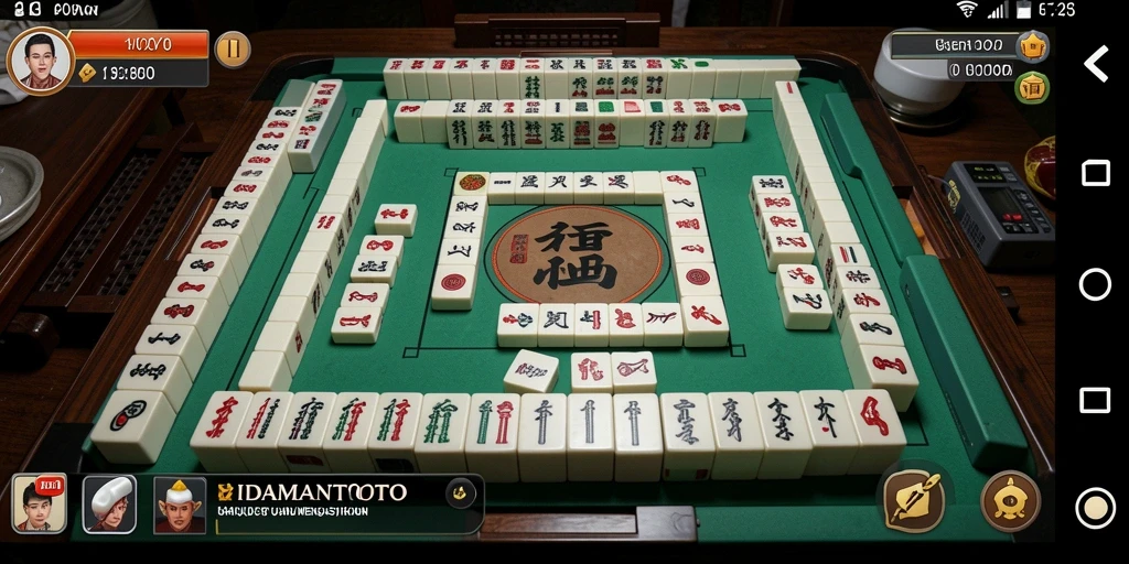 Tampilan gameplay IDAMANTOTO yang menarik dalam permainan Mahjong.