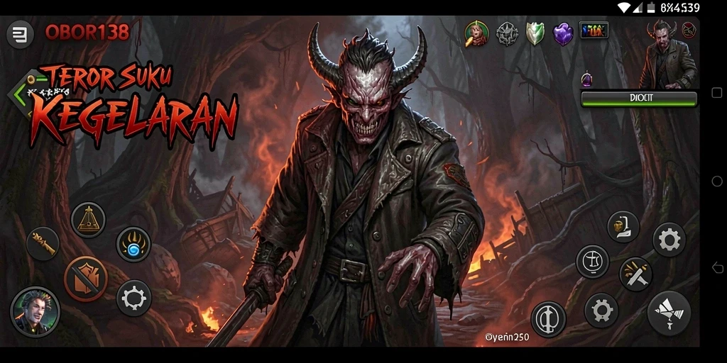 Gameplay seram OBOR138 dengan atmosfer menakutkan dan kejutan.