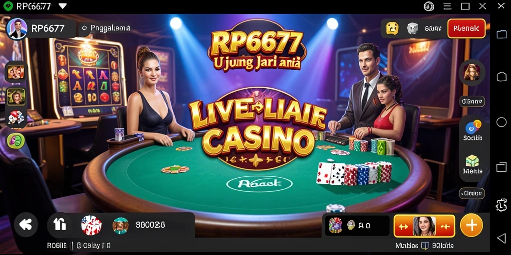 Tampilan gameplay yang mendebarkan dan interaktif dari RP6677.