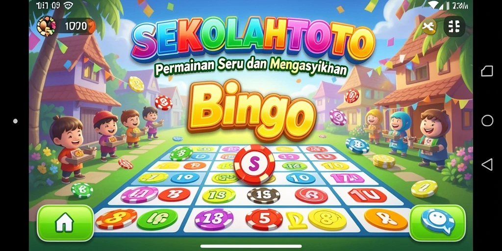 Tampilan gameplay Bingo yang seru dan interaktif.